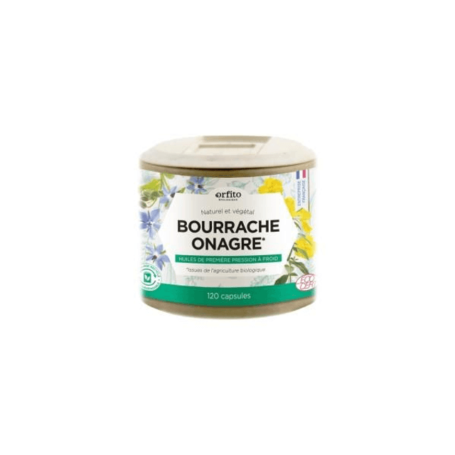 Huiles d'Onagre et Bourrache Bio - 120 capsules